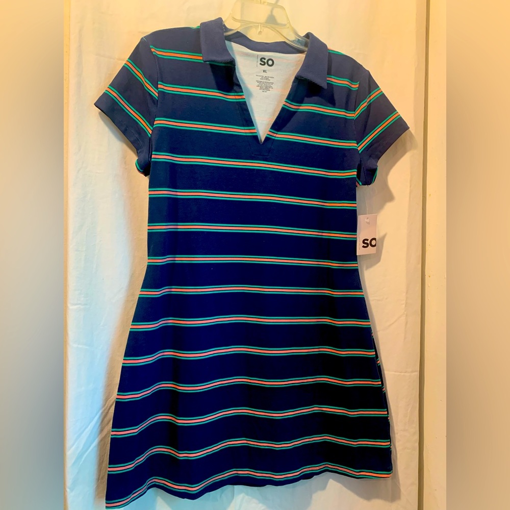 SO Kohl’s Dress Size XL Polo Mini